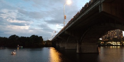 Congress Bridge in Austin, Texas