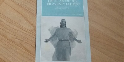 Cover of the first missionary discussion for the LDS Church