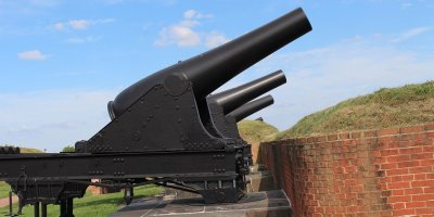 display cannon at Fort McHenry, Baltimore, Maryland