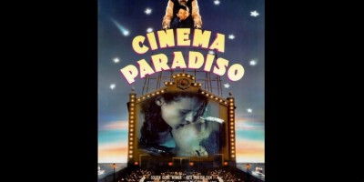 Movie poster for the film Cinema Paradiso, released in 1988 by Miramax